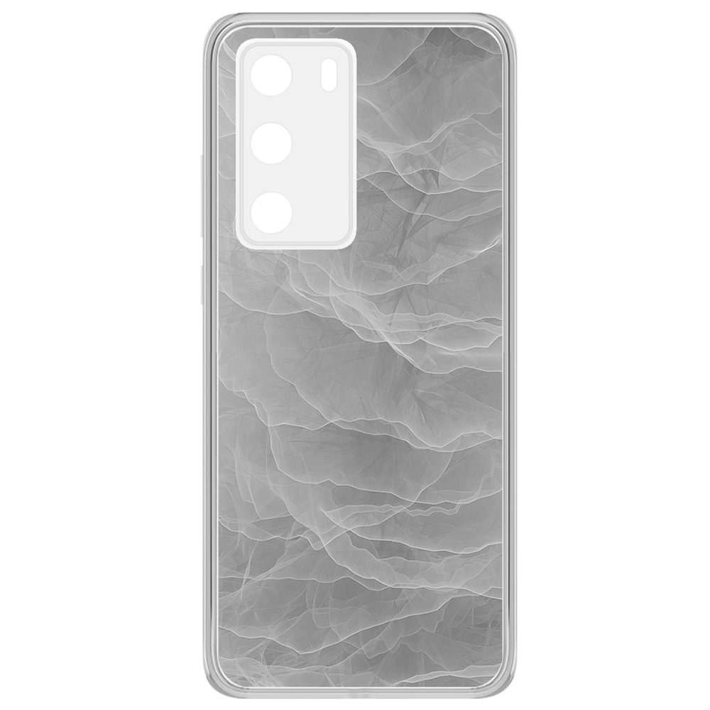 

Чехол-накладка Krutoff Clear Case Абстракт туман для Huawei P40