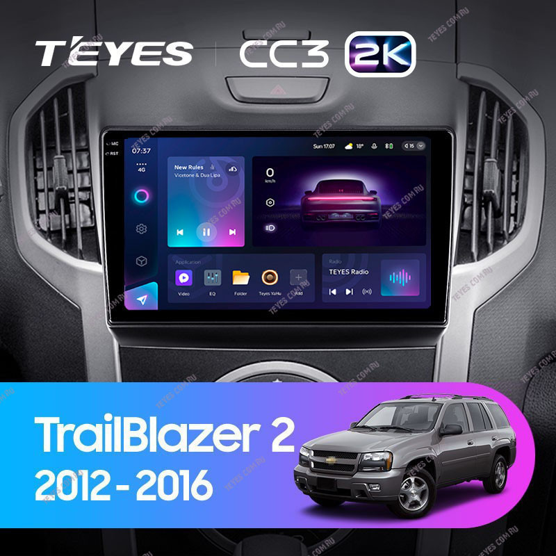 Штатная магнитола Teyes CC3 2K 360 6128 Chevrolet TrailBlazer 2 2012-2015 5720000₽