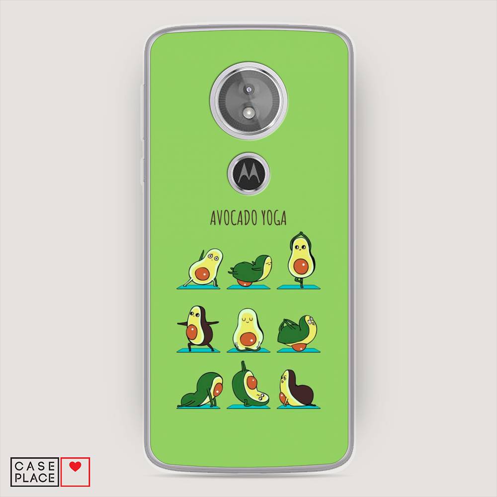 

Чехол Awog на Motorola Moto G6 Play / Моторола Мото G6 Плэй "Авокадо йога", Разноцветный, 240950-10