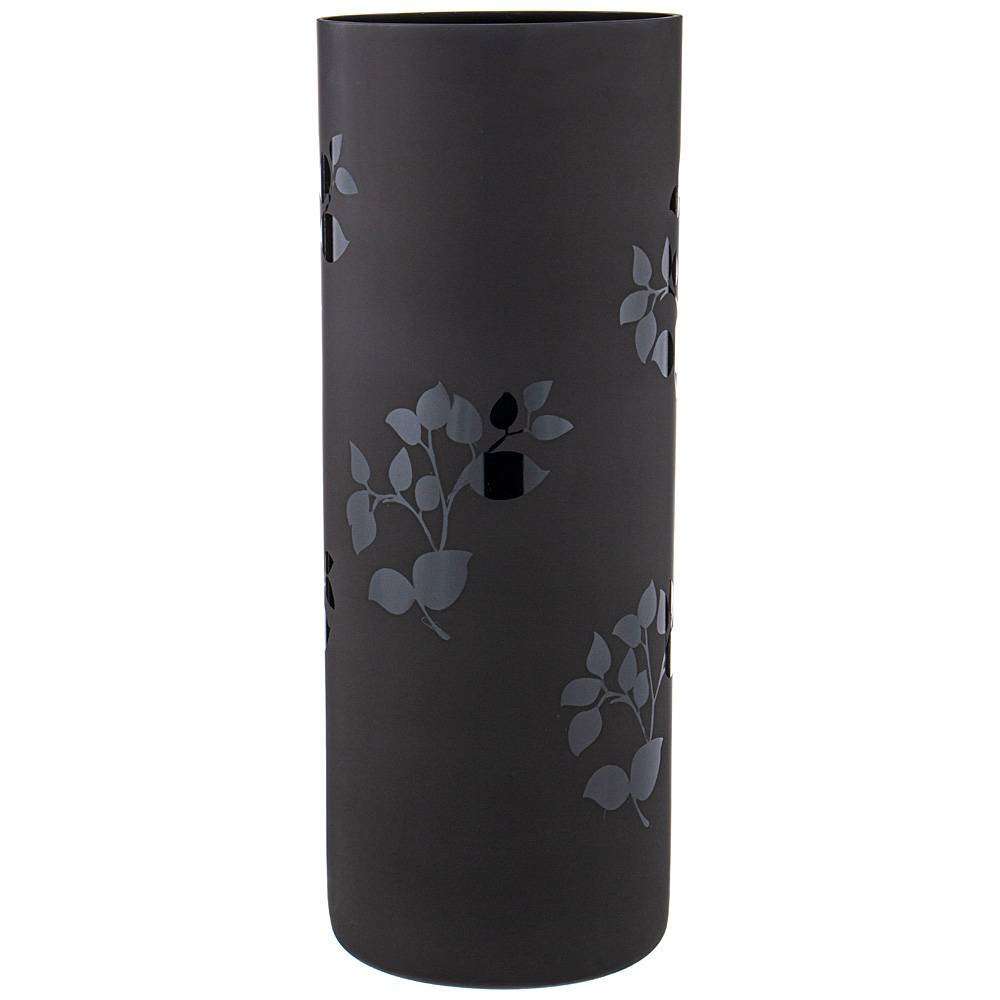 

Ваза Muza Perfetti black liana 14.6х40см стекло (380-722_)