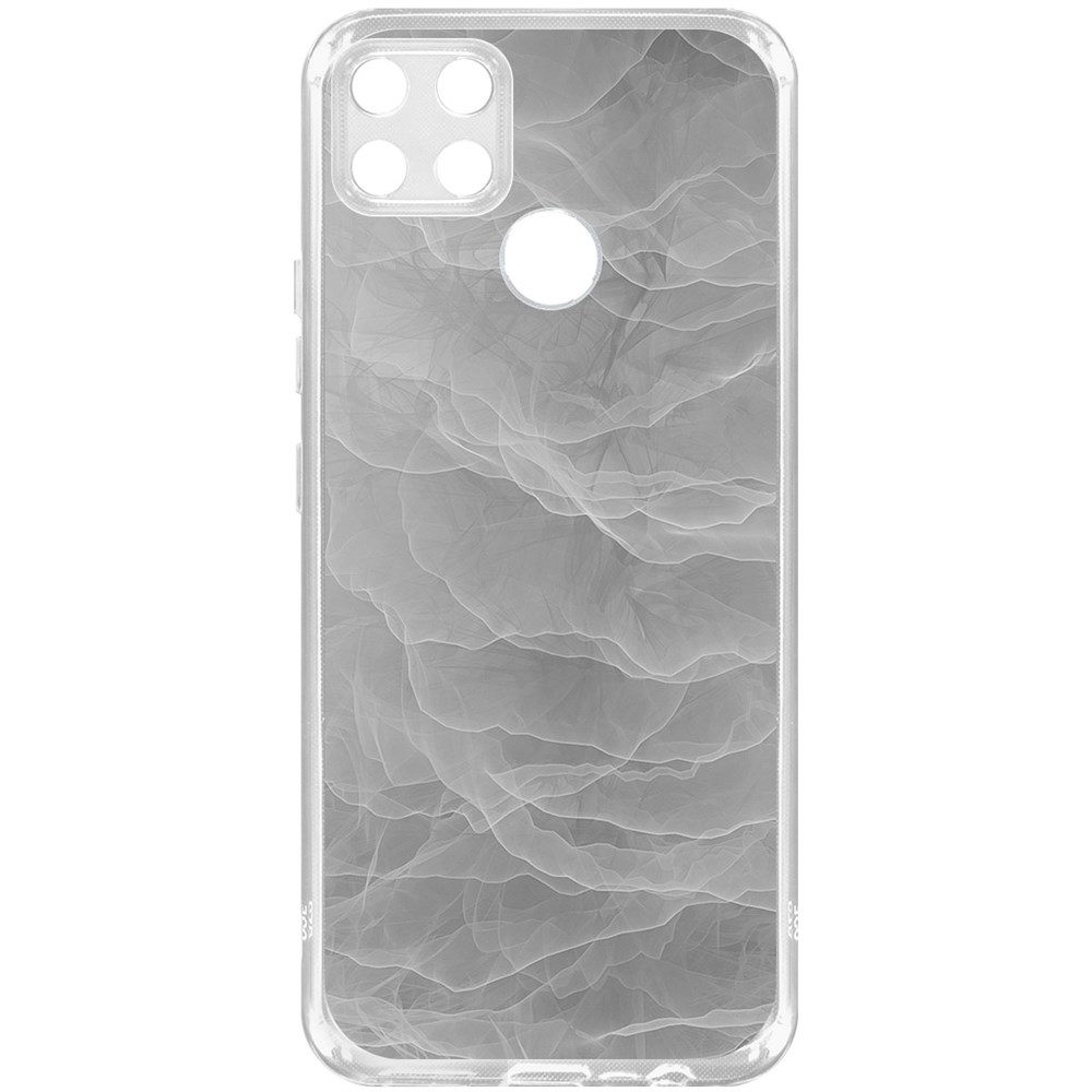 Чехол-накладка Krutoff Clear Case Абстракт туман для Realme C25S