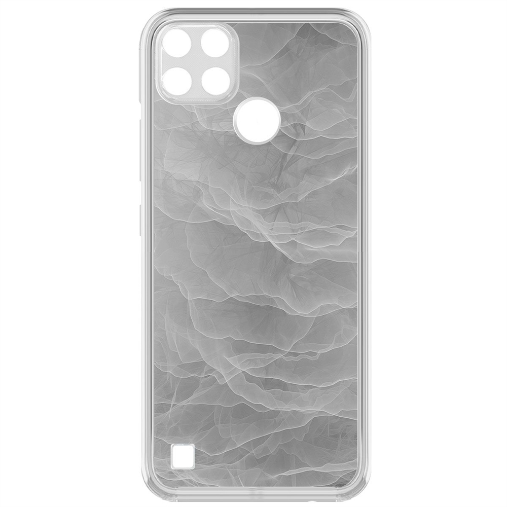 

Чехол-накладка Krutoff Clear Case Абстракт туман для Realme C25Y, Прозрачный