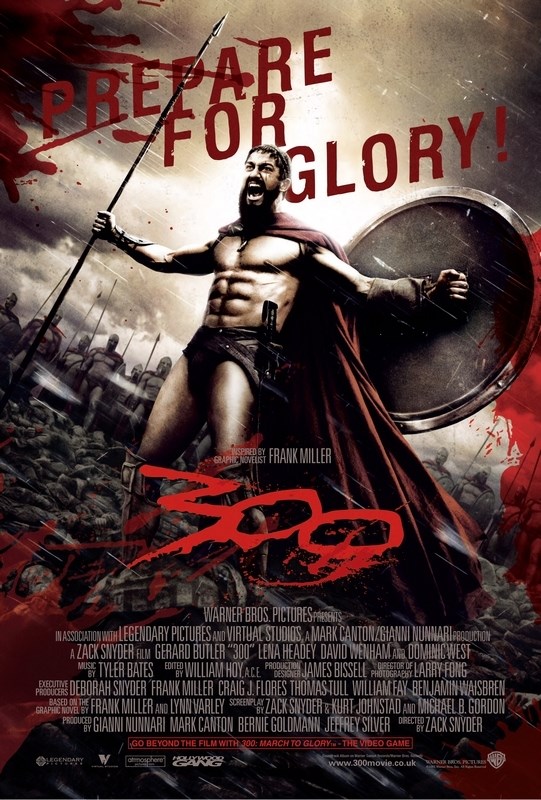 

Постер к фильму "300 спартанцев" (300) A3
