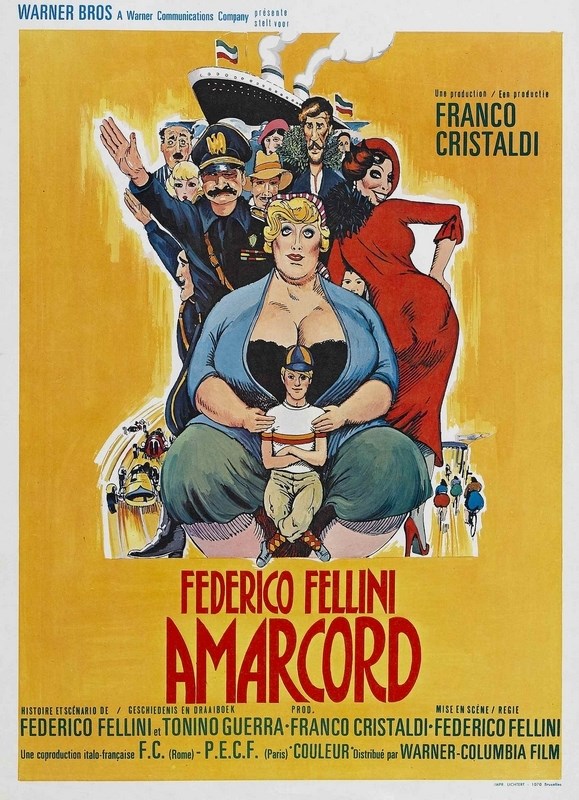 

Постер к фильму "Амаркорд" (Amarcord) Оригинальный 53,3x73,7 см