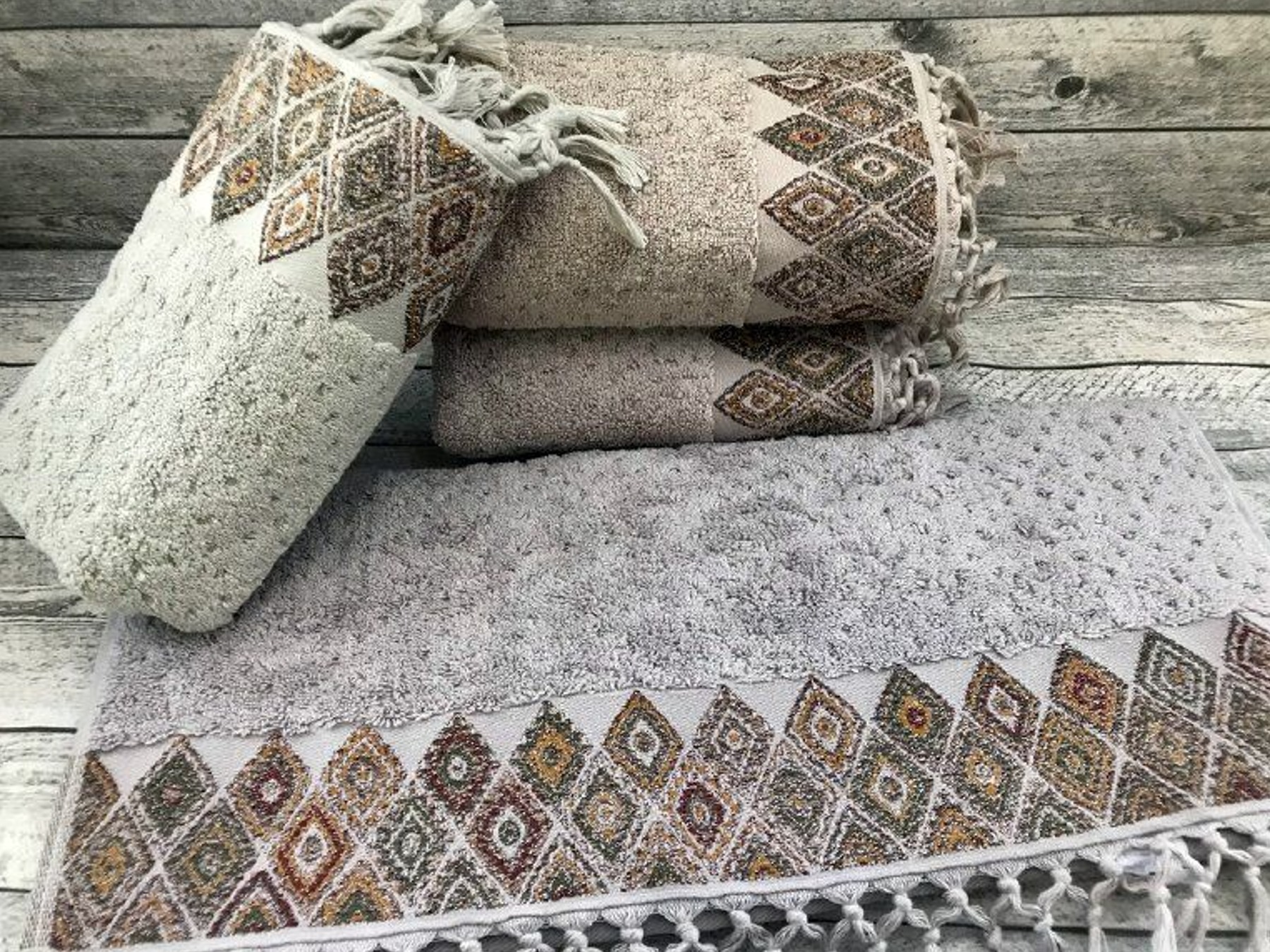 

Полотенце Pupilla KILIM JAKARLI 50х90 см, 4 шт., T0873