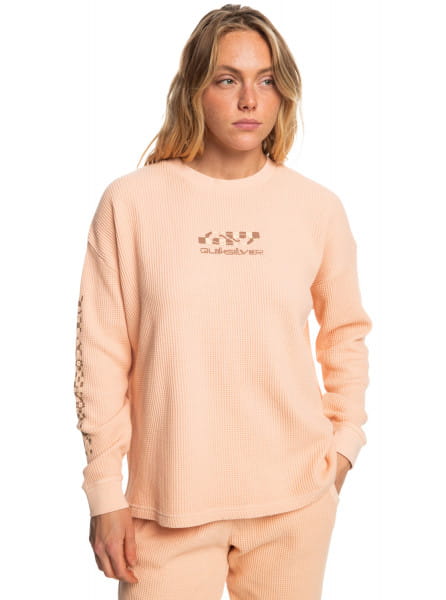 

Лонгслив женский Quiksilver EQWKT03154 оранжевый M, EQWKT03154