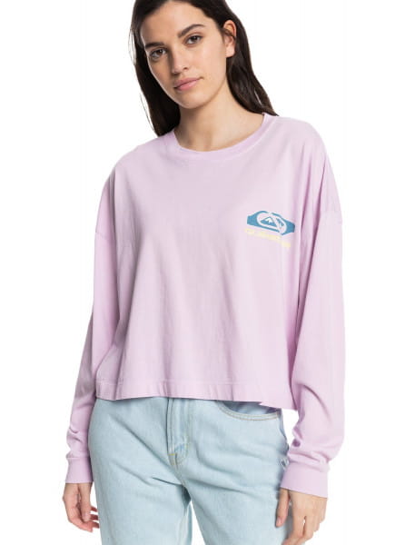 

Лонгслив женский Quiksilver EQWZT03062 розовый S, EQWZT03062