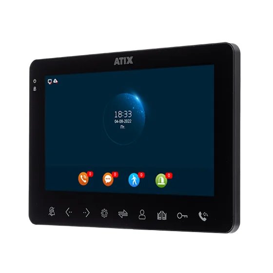 Видеодомофон ATIX AT-I-M711F/T Black