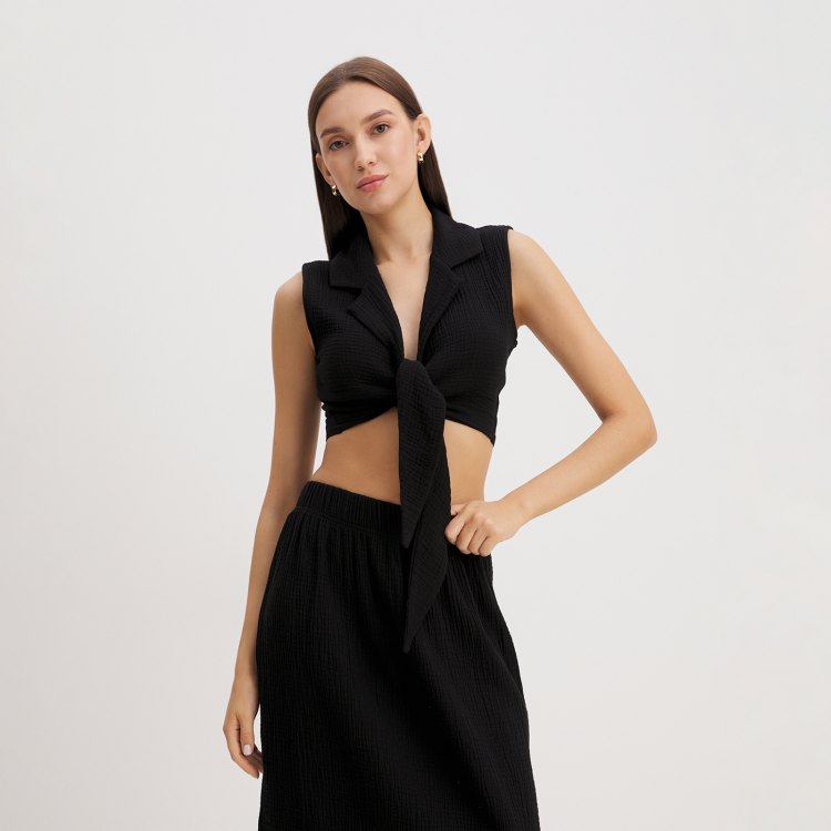 

Топ женский Maison David BLN928-1 черный XS, BLN928-1