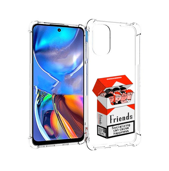 

Чехол MyPads друзья для Motorola Moto E32, Прозрачный, Tocco