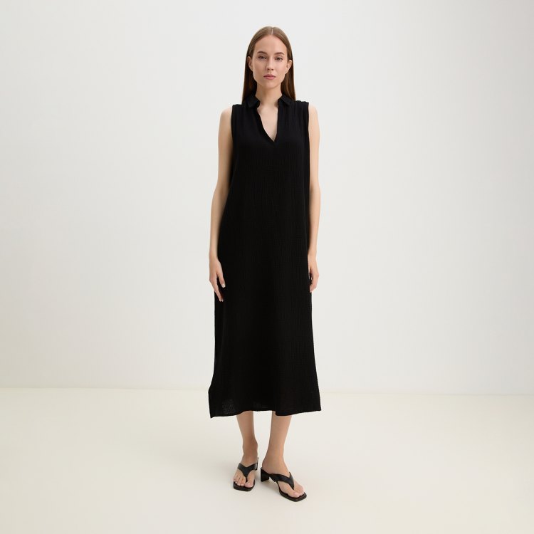 Платье женское Maison David DRESS-2C черное 2XS