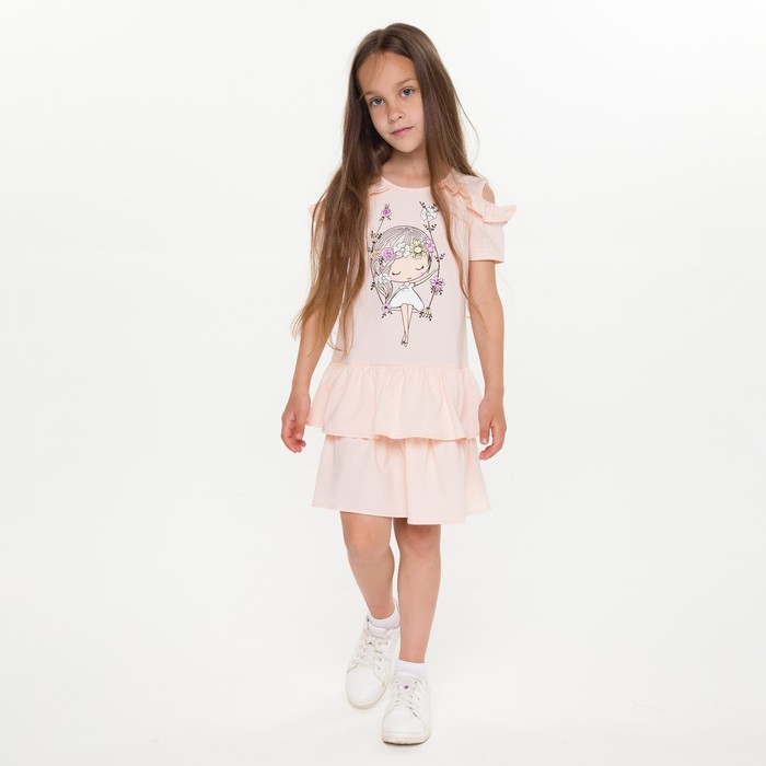 

Платье детское Luneva Р00015149, бежевый, 98