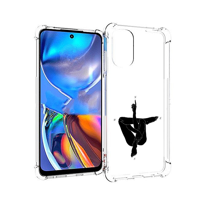 

Чехол MyPads живой компас для Motorola Moto E32, Прозрачный, Tocco