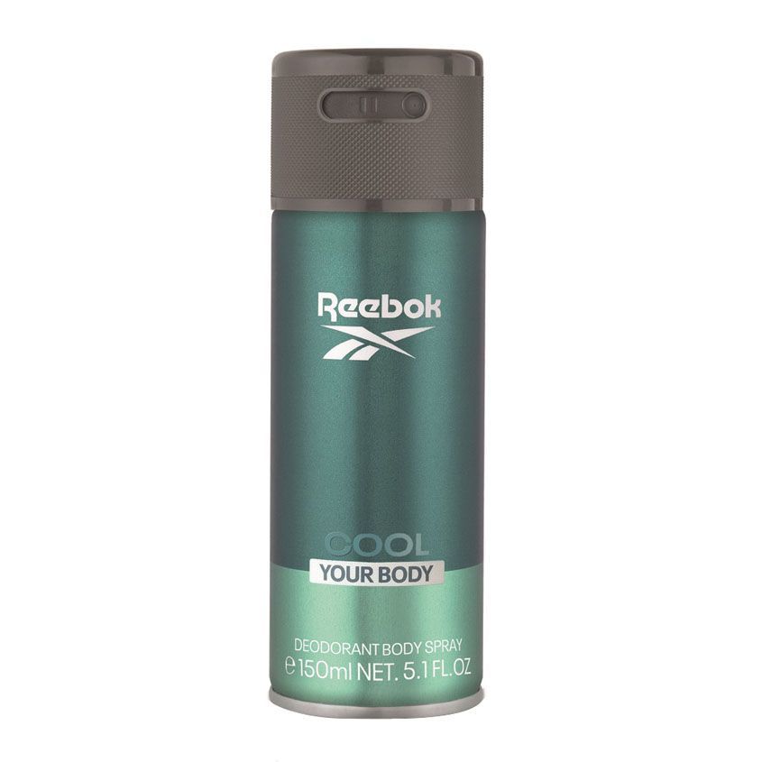 Дезодорант-спрей для мужчин REEBOK Cool Your Body 150 мл новые технологии в производстве специальной и спортивной одежды
