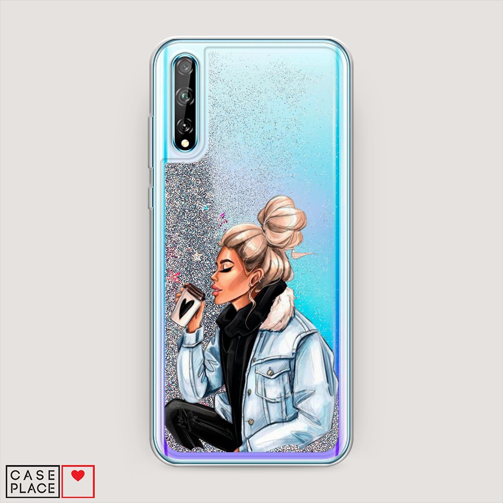 

Чехол Awog на Huawei Y8p/P Smart S "Cute girl", Разноцветный, 6103491-1