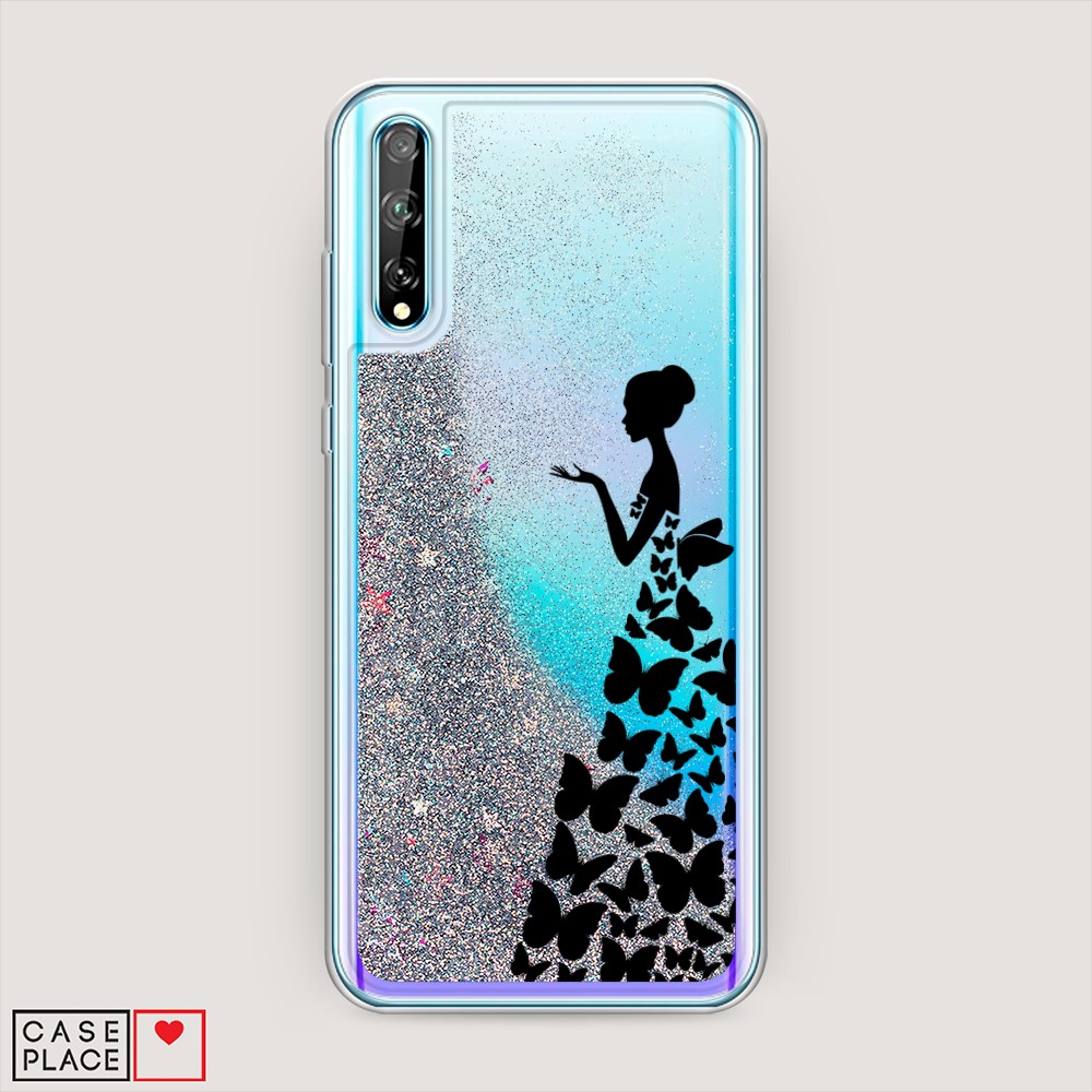 

Чехол Awog на Huawei Y8p/P Smart S "Дама в бабочках", Разноцветный, 6103491-1