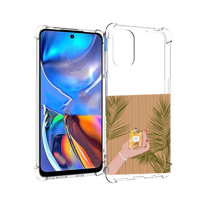 

Чехол MyPads запах-шанель-номер-5 для Motorola Moto E32, Прозрачный, Tocco