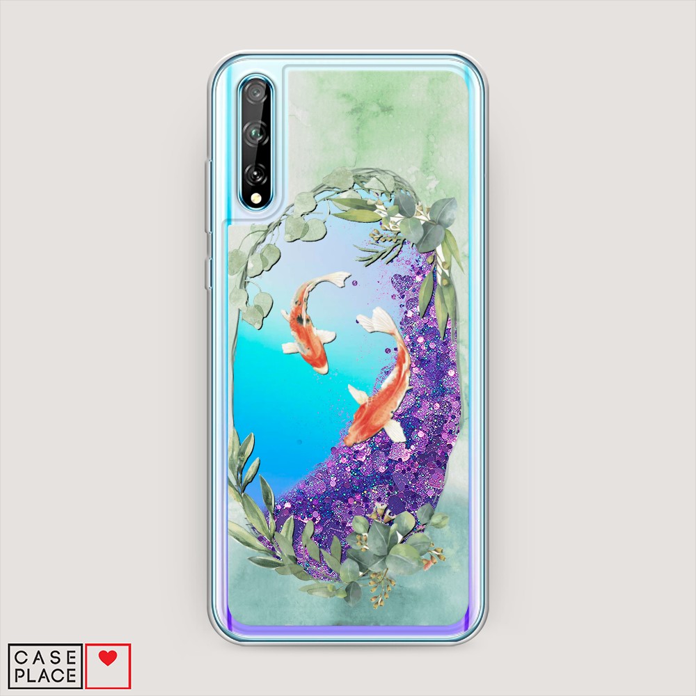 

Чехол Awog на Huawei Y8p/P Smart S "Две золотые рыбки", Разноцветный, 6103492-1