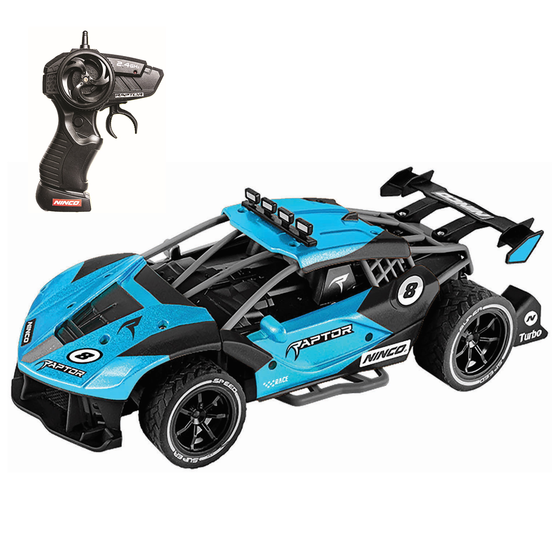 Машинка на радиоуправлении 1:16 Ninco RAPTOR с аккумулятором analog slot car 1 43 1 43 scale cars electric racing race vehicle track for carrera go scalextric ninco scx accessories toy