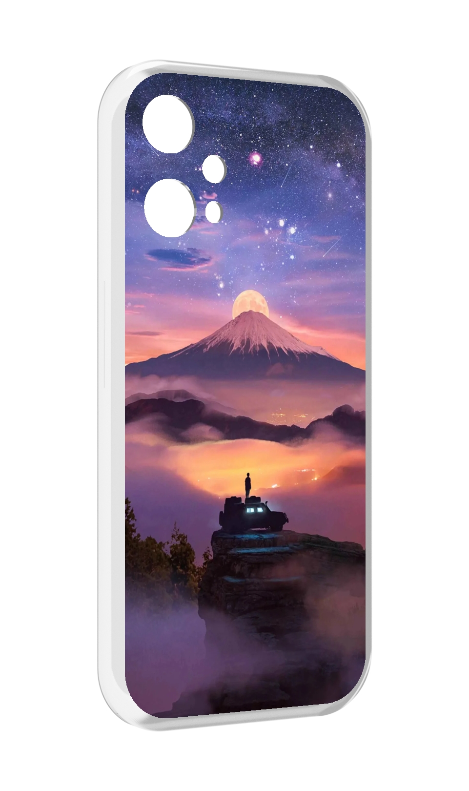 

Чехол MyPads ночь-в-горах для OnePlus Nord CE 2 Lite 5G, Прозрачный, Tocco