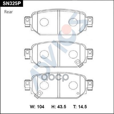 

Дисковые Тормозные Колодки Advics ADVICS арт. SN325P