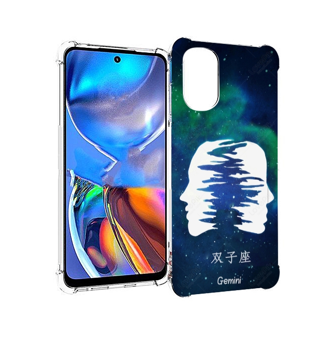 

Чехол MyPads знак зодиака близнецы 6 для Motorola Moto E32, Прозрачный, Tocco