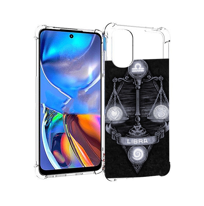 

Чехол MyPads знак зодиака весы 2 для Motorola Moto E32, Прозрачный, Tocco
