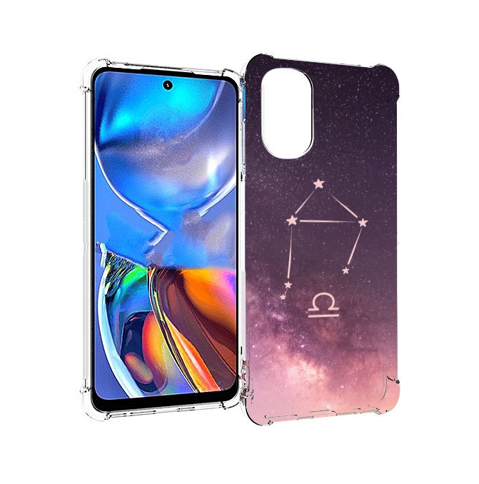 

Чехол MyPads знак зодиака весы 4 для Motorola Moto E32, Прозрачный, Tocco