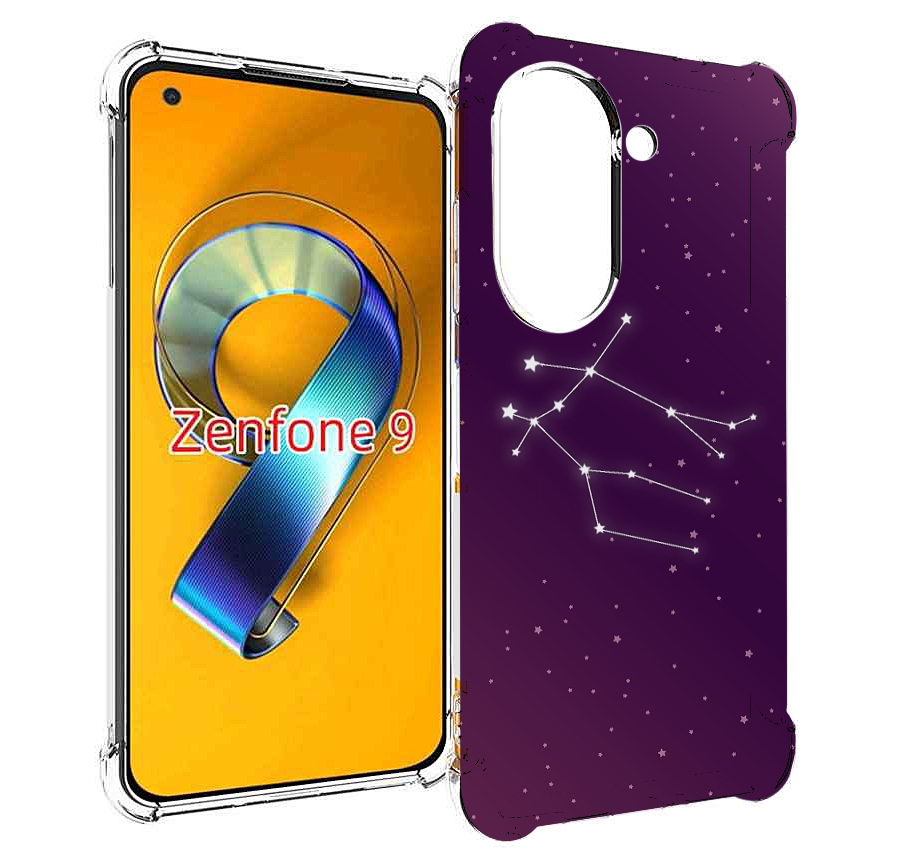 

Чехол MyPads знак-зодиака-близнецы-4 для Asus Zenfone 9 (AI2202), Прозрачный, Tocco