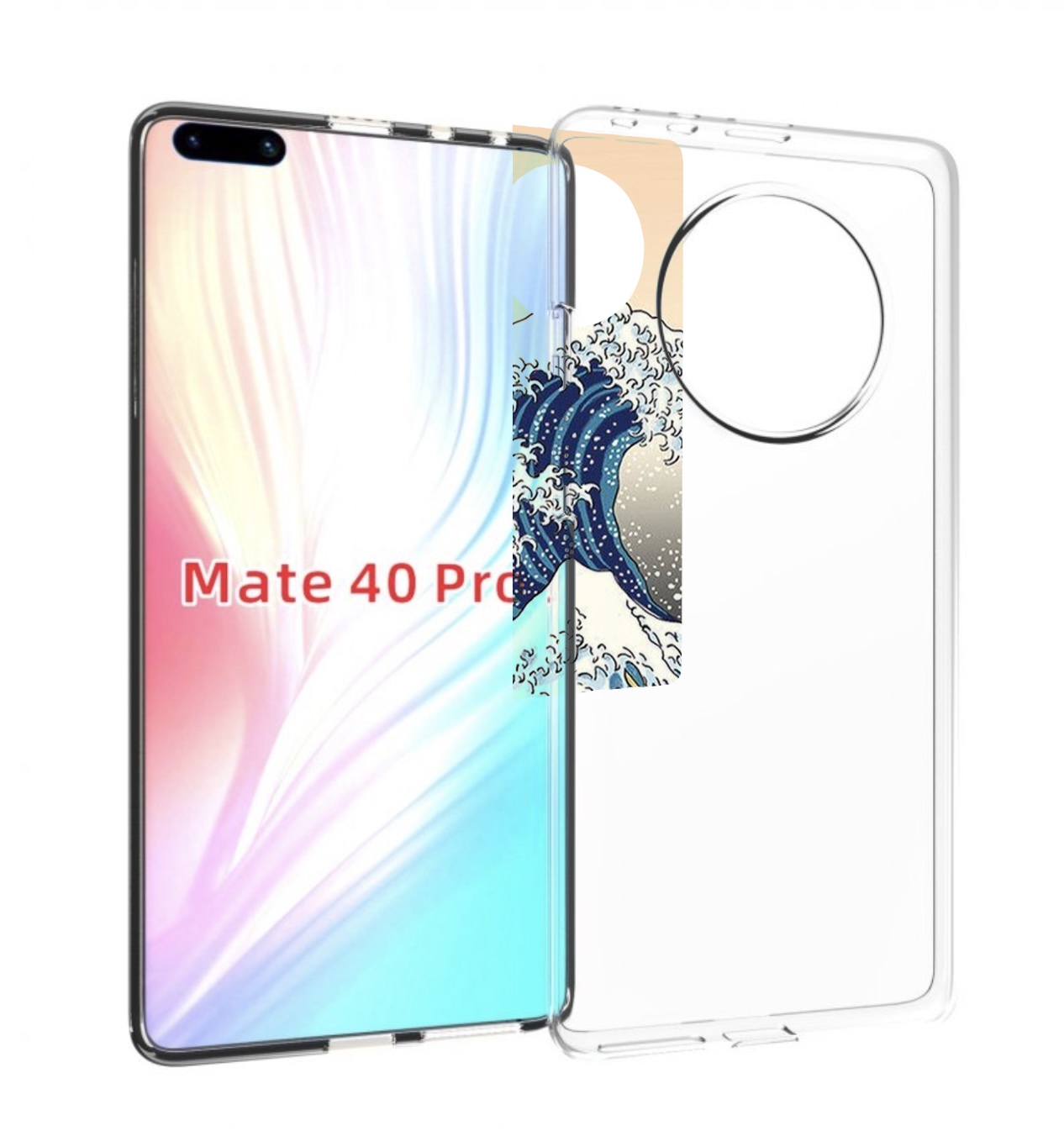 

Чехол MyPads собаки-на-плоту для Huawei Mate 40 Pro (NOH-NX9), Прозрачный, Tocco