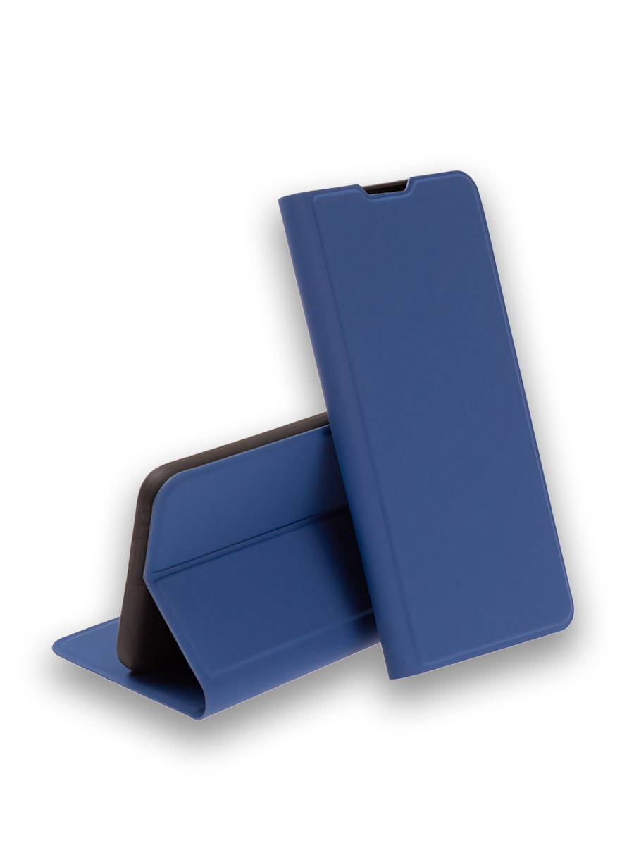 Чехол книжка для Xiaomi Redmi Note 11 4G, Xiaomi Redmi Note 11S 4G с карманом, синий
