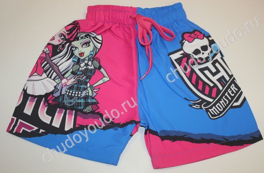 

Monster High Шорты для девочек, Розовый;синий, MH-604