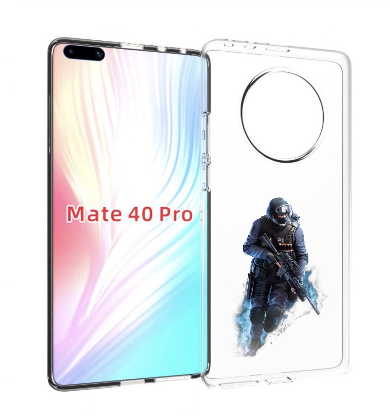 

Чехол MyPads спецназ-ксго для Huawei Mate 40 Pro (NOH-NX9), Прозрачный, Tocco