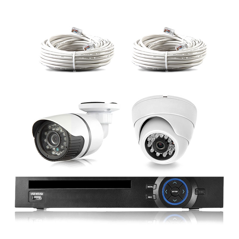 Комплект видеонаблюдения IP 5Мп Ps-Link KIT-B502IP-POE 1 камера для помещения 1 для улицы