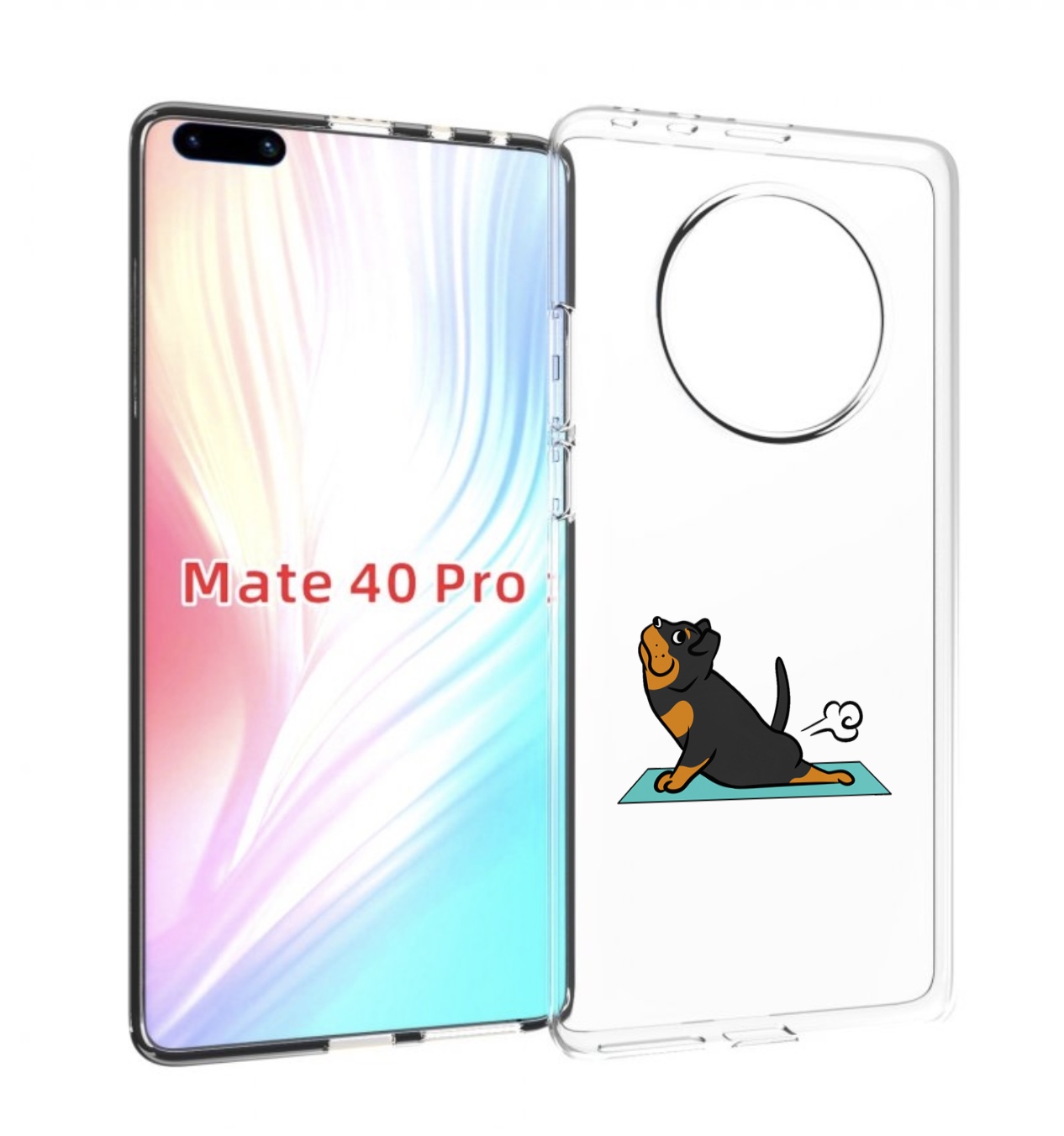 

Чехол MyPads спортивная-собачка для Huawei Mate 40 Pro (NOH-NX9), Прозрачный, Tocco