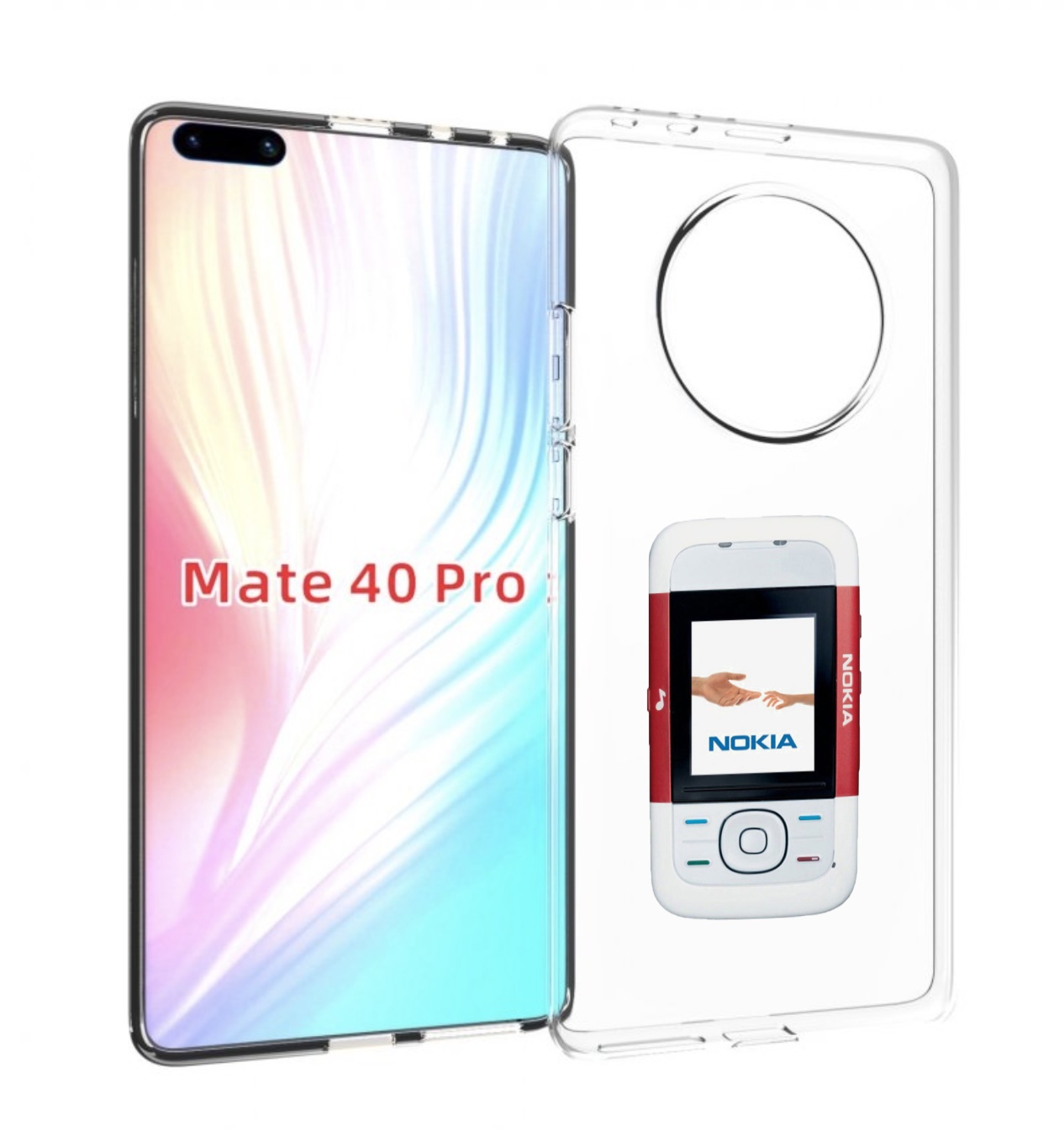 

Чехол MyPads старая нокия для Huawei Mate 40 Pro (NOH-NX9), Прозрачный, Tocco