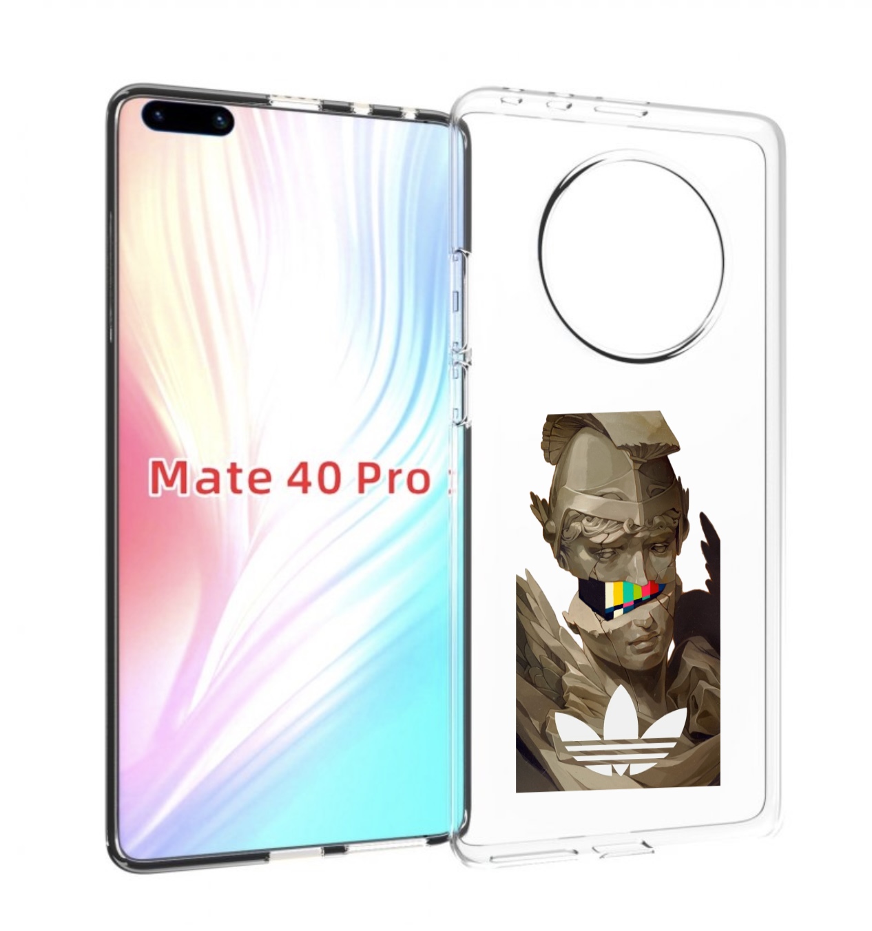 

Чехол MyPads статуя-адидас для Huawei Mate 40 Pro (NOH-NX9), Прозрачный, Tocco
