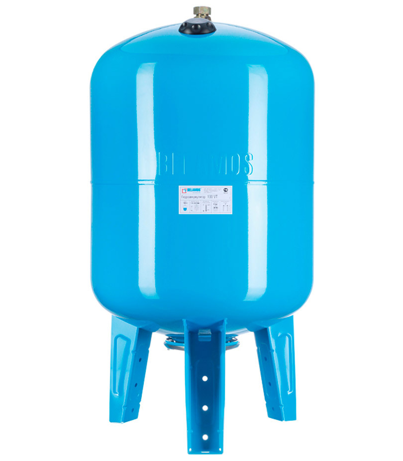Гидроаккумулятор BELAMOS 100VT синий, вертикальный