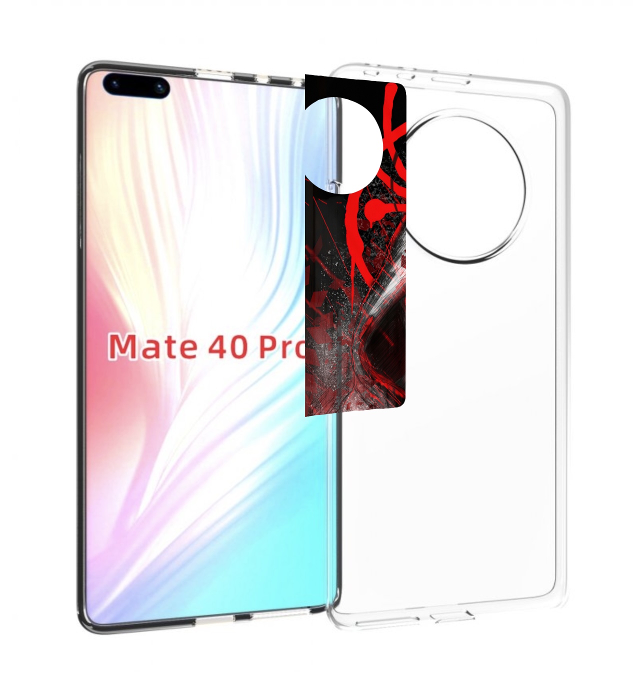 

Чехол MyPads страшный человек паук мужской для Huawei Mate 40 Pro (NOH-NX9), Прозрачный, Tocco