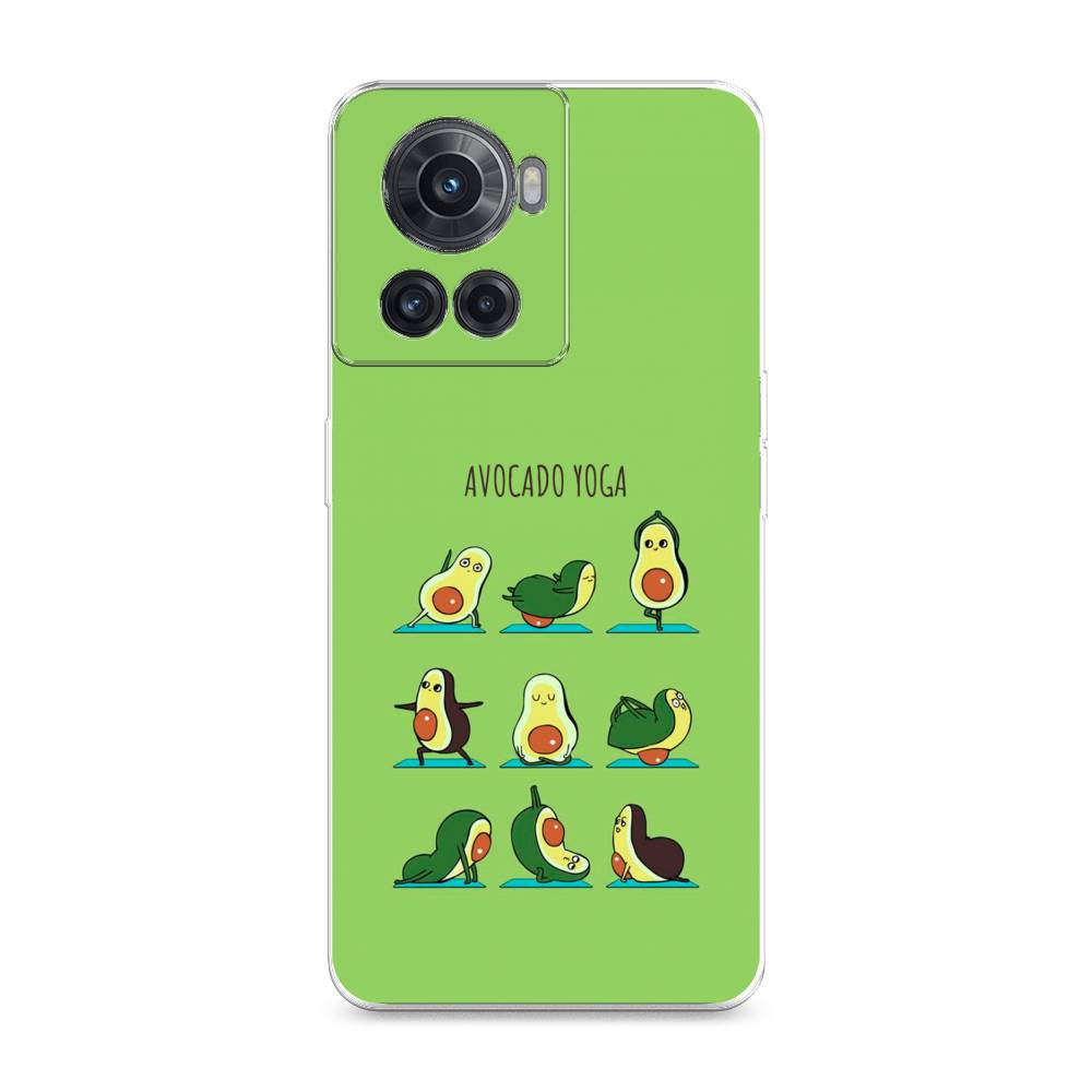 

Чехол Awog на OnePlus 10R / ВанПлас 10R "Авокадо йога", Разноцветный, 152950-10