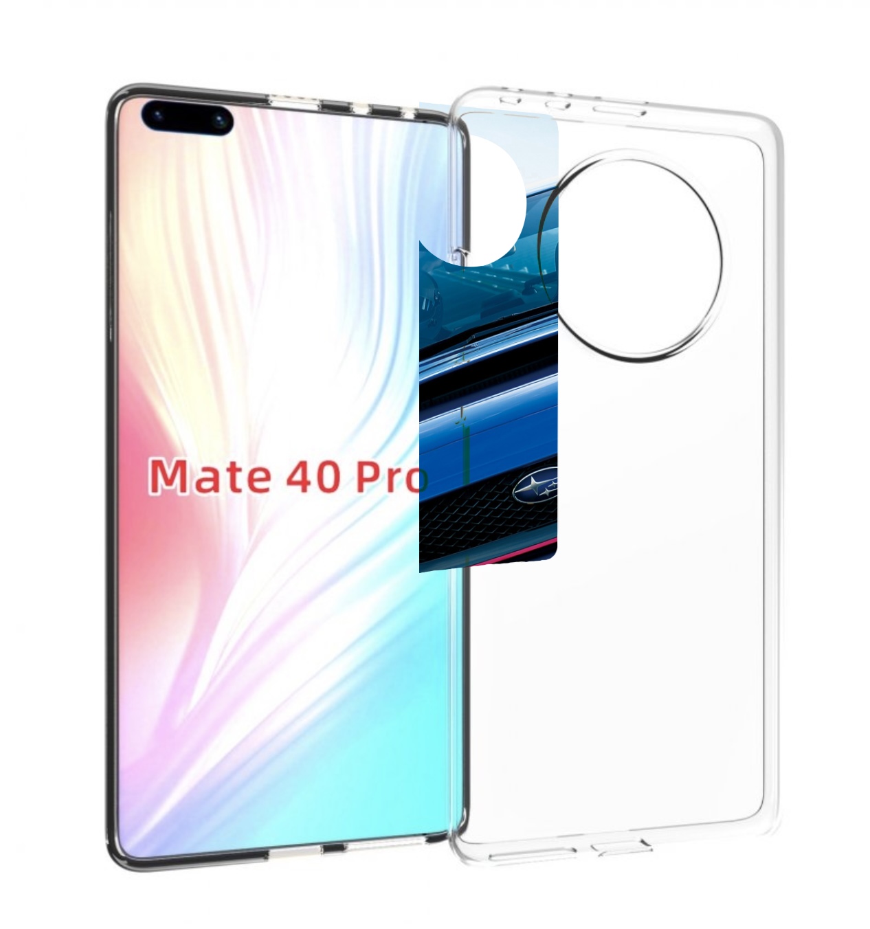 

Чехол MyPads subaru 2 для Huawei Mate 40 Pro (NOH-NX9), Прозрачный, Tocco
