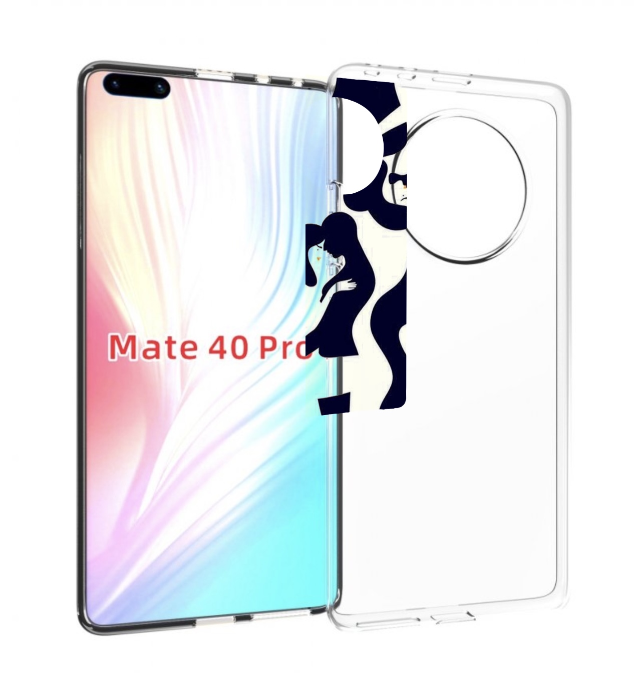 

Чехол MyPads схема-пар для Huawei Mate 40 Pro (NOH-NX9), Прозрачный, Tocco