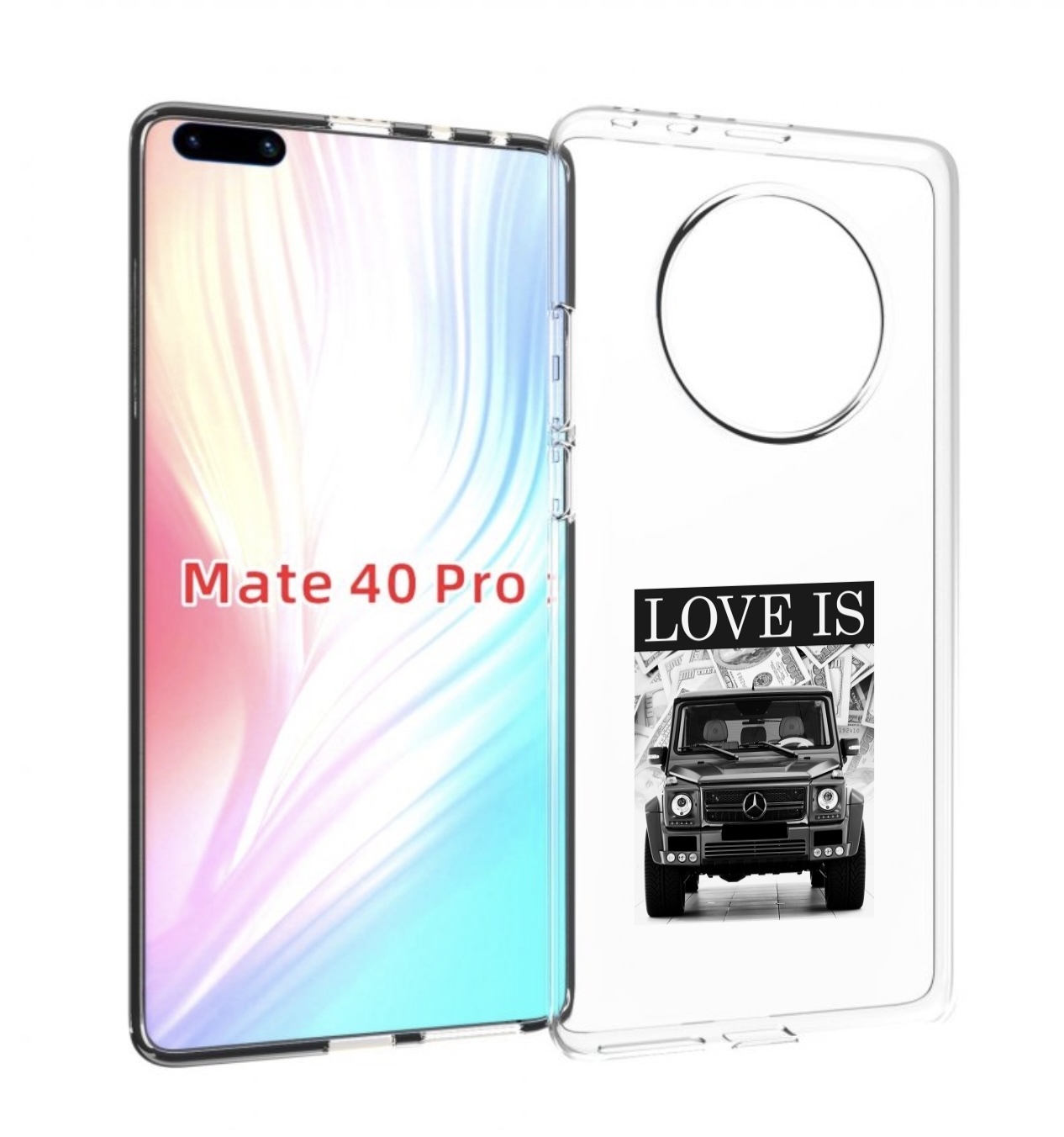 

Чехол MyPads гелик для Huawei Mate 40 Pro (NOH-NX9), Прозрачный, Tocco