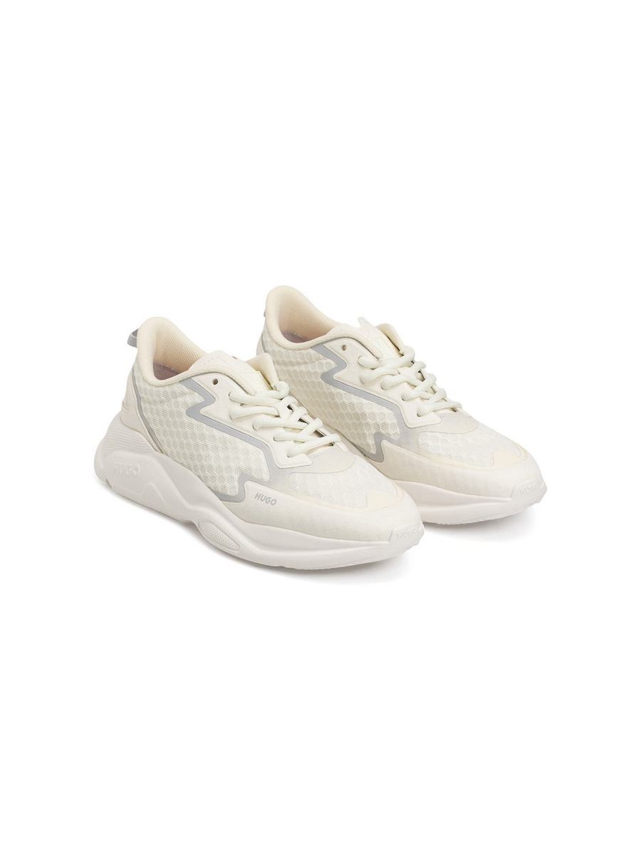 

Кроссовки женские HUGO BOSS 1400400 белые 38 EU, Белый, 001400400