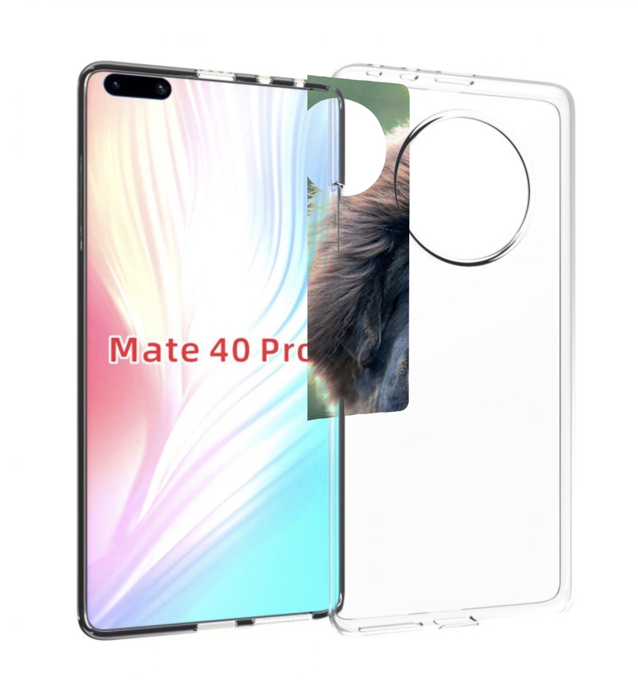 

Чехол MyPads тибетскии мастиф для Huawei Mate 40 Pro (NOH-NX9), Прозрачный, Tocco