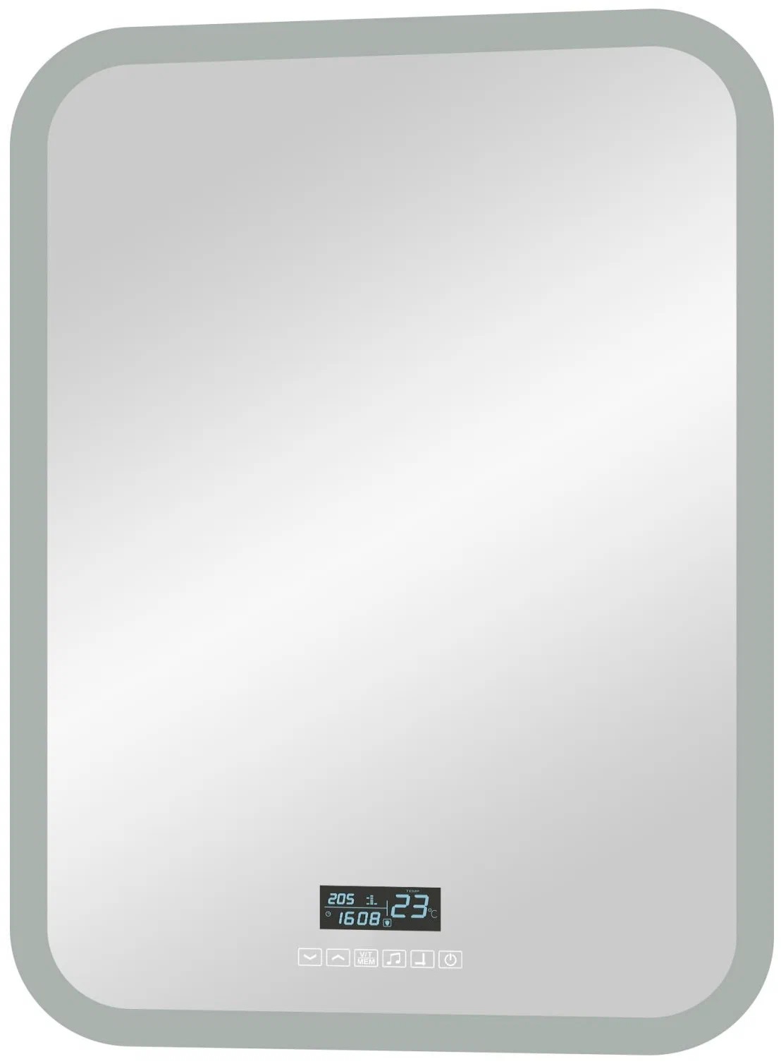 Континент Зеркало Континент Glamour LED 60х80 с многофункциональной панелью