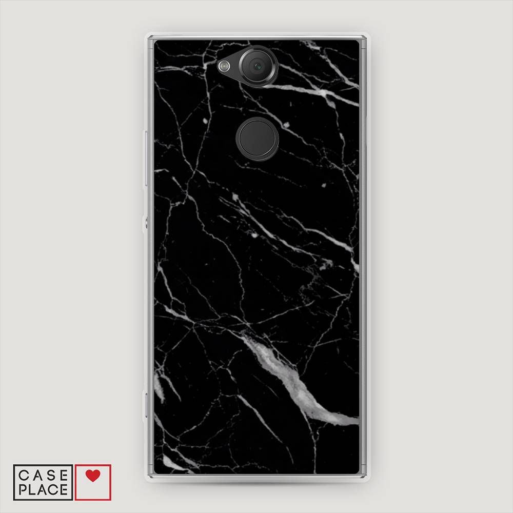 

Чехол Awog на Sony Xperia XA2 "Черный минерал", 53150-3