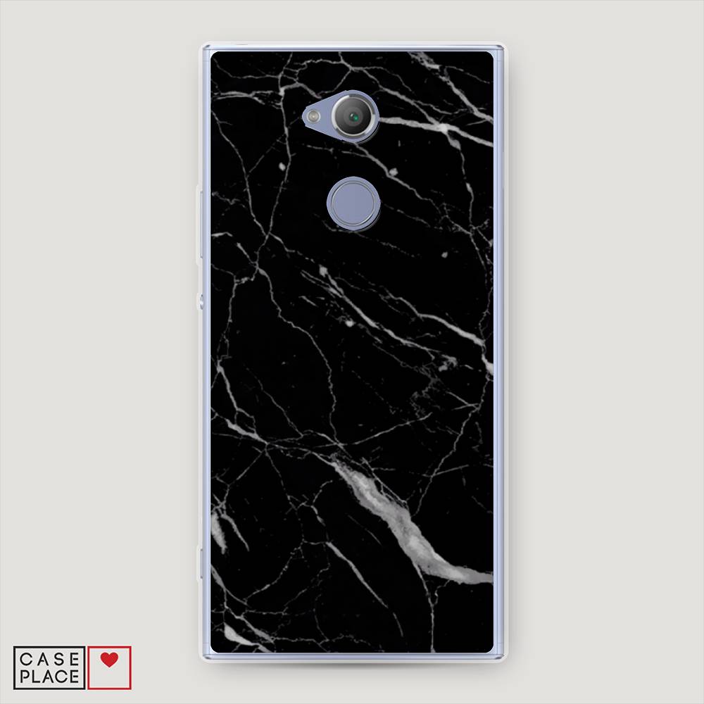 

Чехол Awog на Sony Xperia XA2 Ultra "Черный минерал", 53250-3