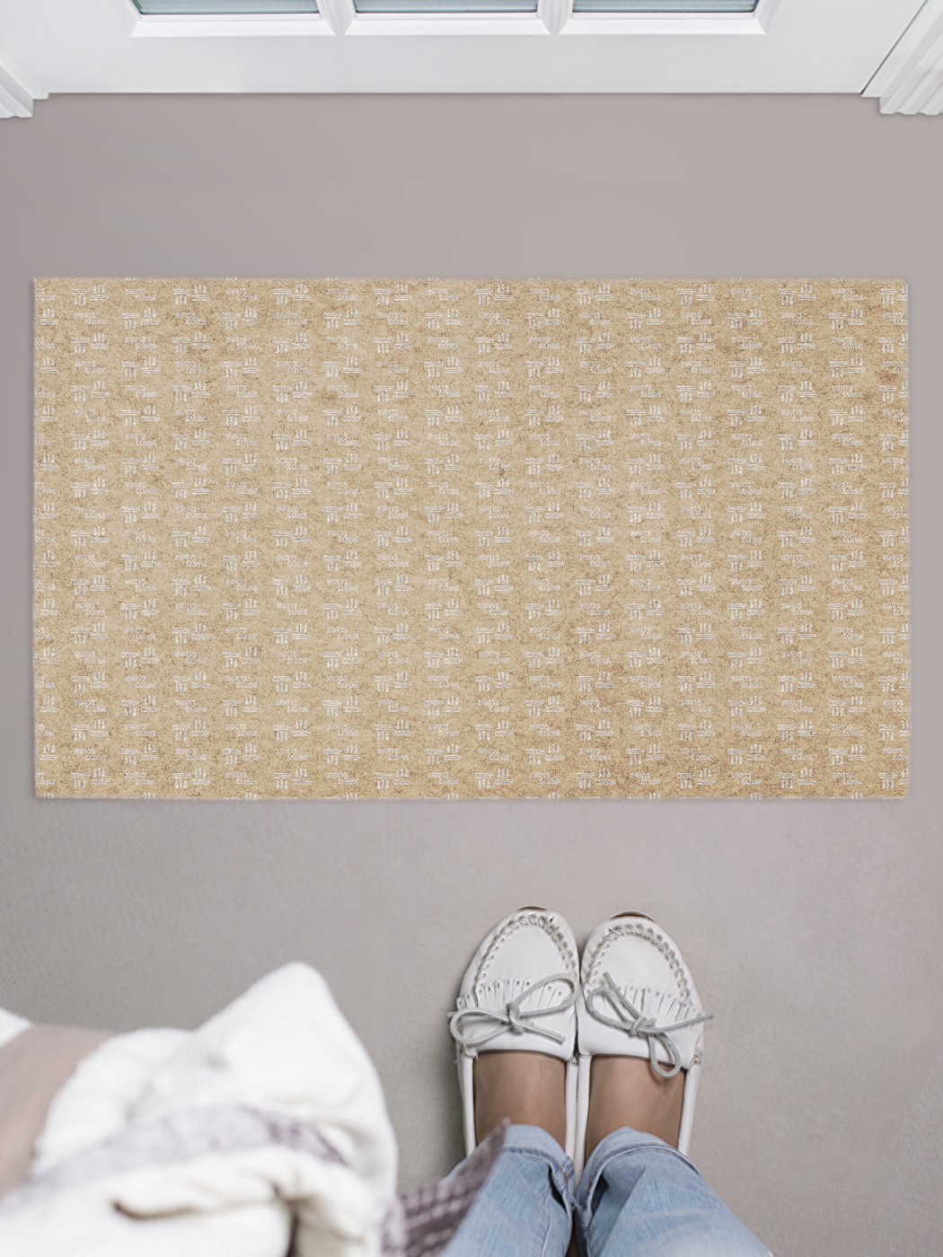 

Придверный коврик в прихожую для обуви, на резиновой основе, 75x45 см door_89702 JoyArty