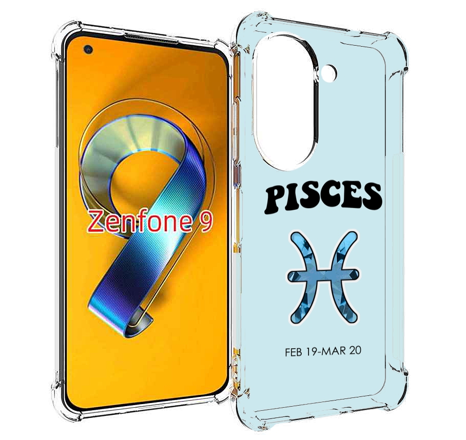 Чехол MyPads знак-зодиака-рыбы-3 для Asus Zenfone 9 (AI2202)